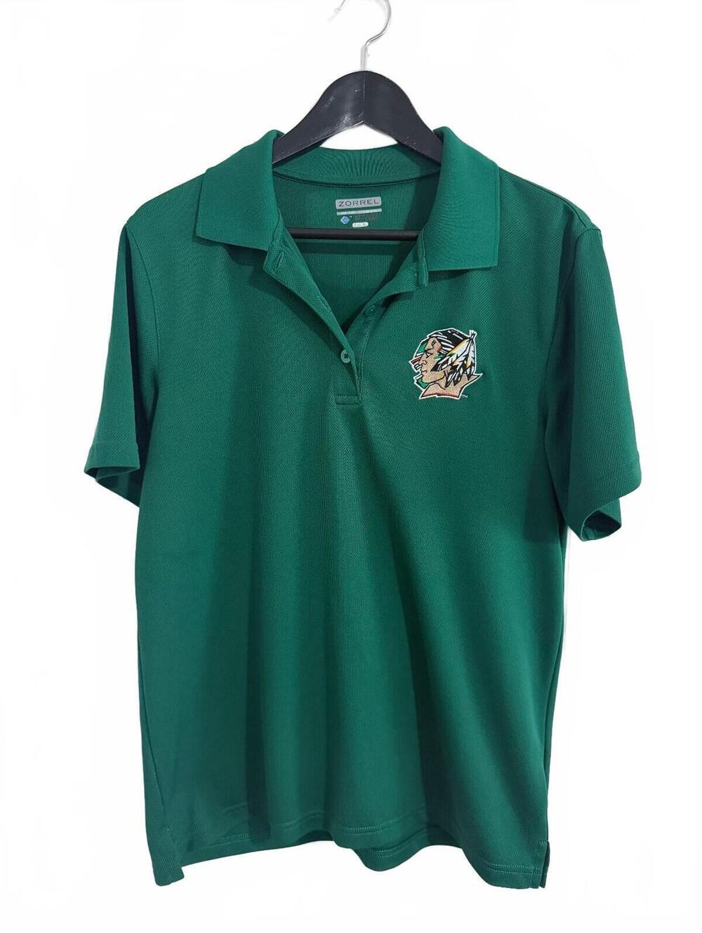 North Dakota Fighting Sioux Polo Shirt Women's Size XL